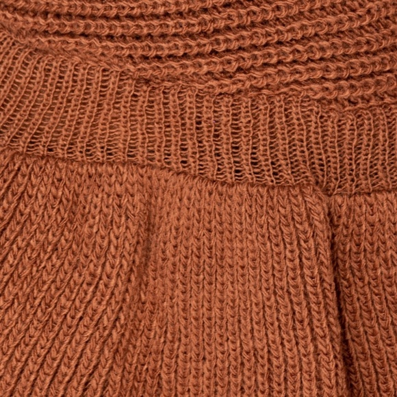 Gwynn Cross My Heart Rust Wrap Front Sweater - Picture 7 of 8